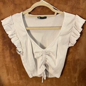 Zara Cropped Shirt
